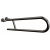 ANDEX Bez Barier Uchwyt półokrągły uchylny 70cm 801/70NG stal nierdzewna czarny